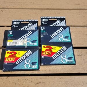 Bundle Of 4 8mm Camcorder Tape 120 Gx-mp